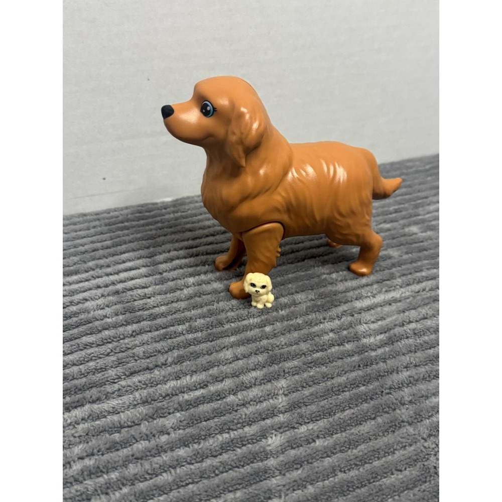 Mattel Barbie Pregnant Dog Mom Golden Retriever